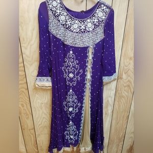 Purple Shalwar Kameez